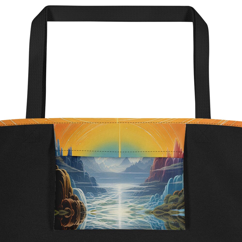 Rave Pop Frontier Large Tote Beach Bag PLURTHLINGS