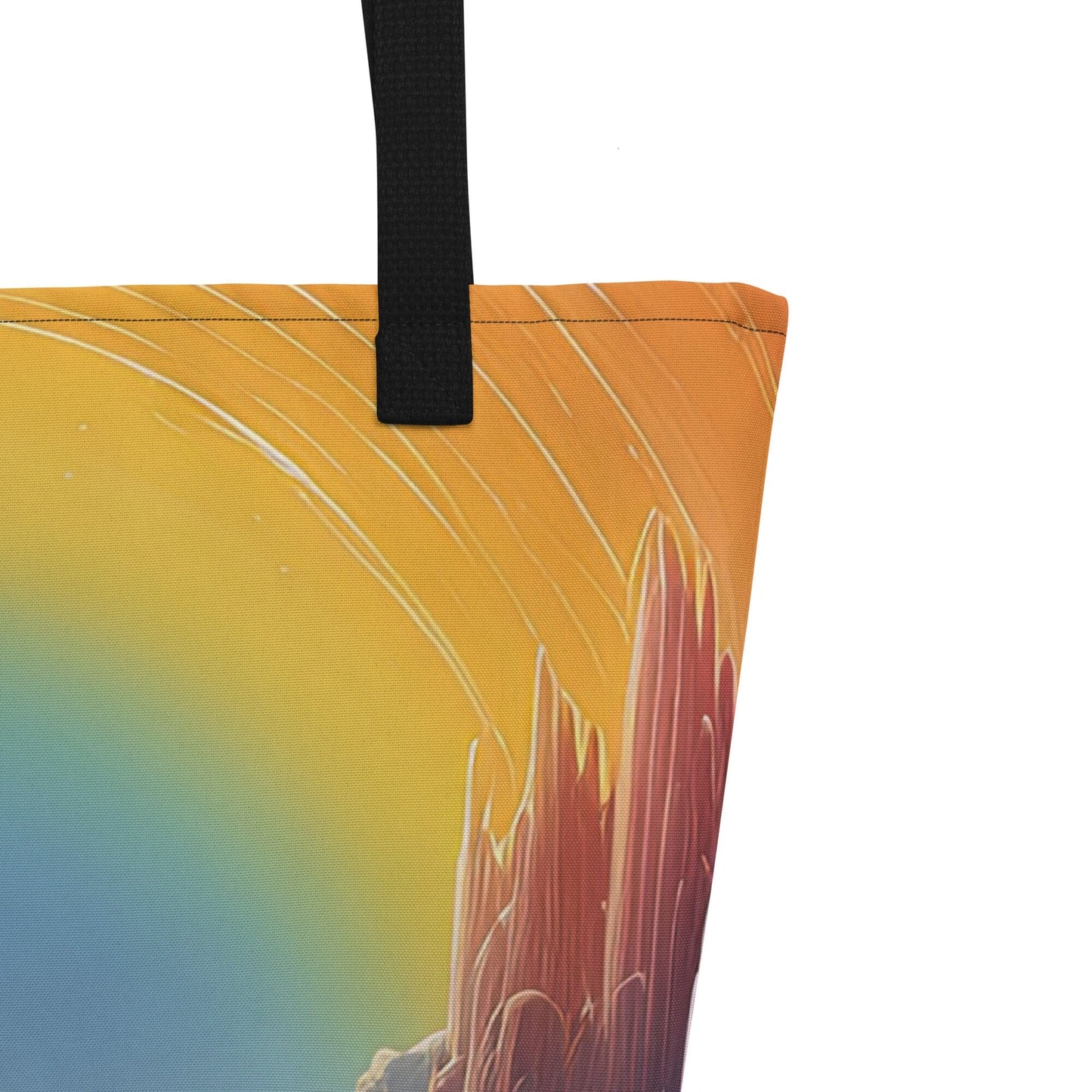 Rave Pop Frontier Large Tote Beach Bag PLURTHLINGS
