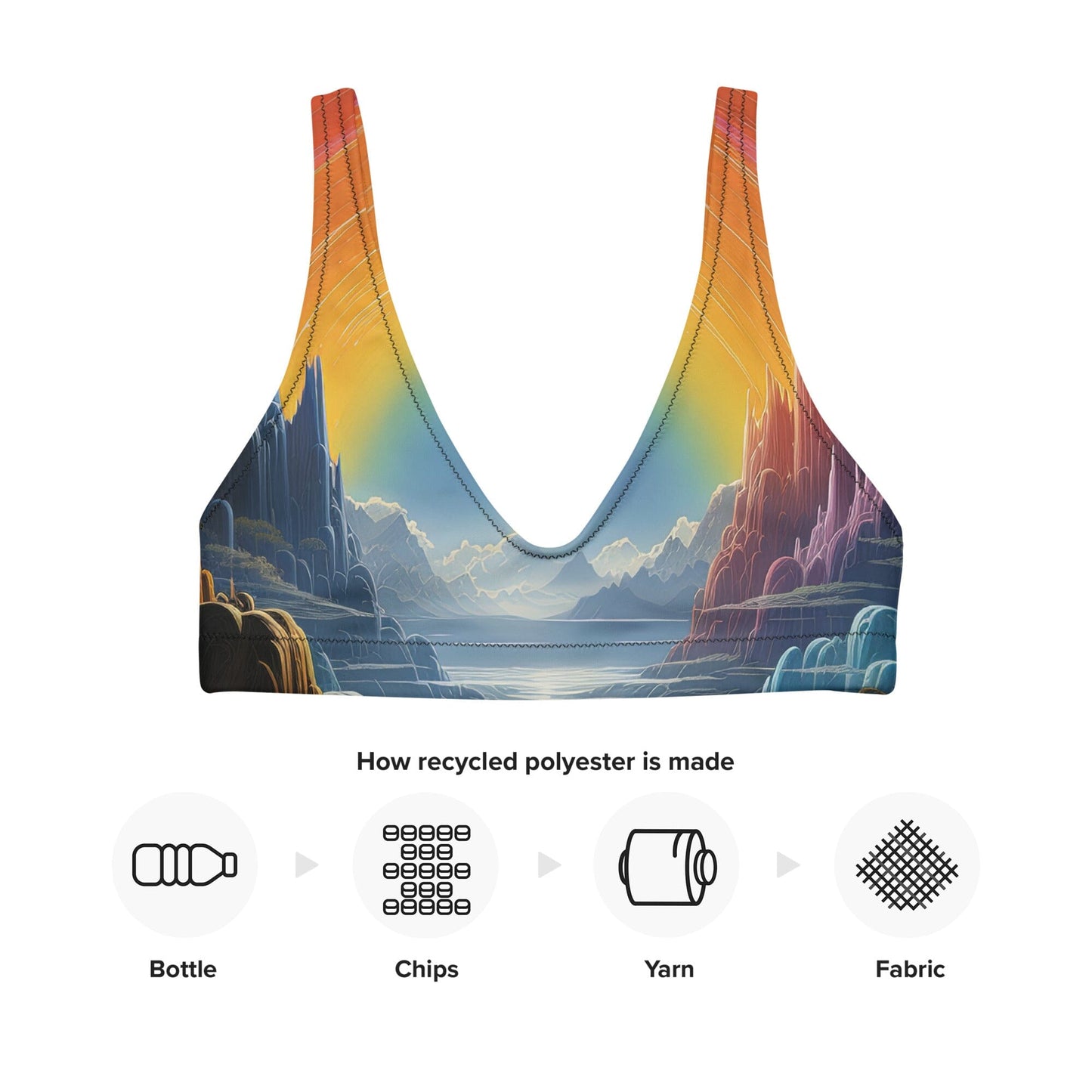 Rave Pop Frontier Padded Bikini Top PLURTHLINGS