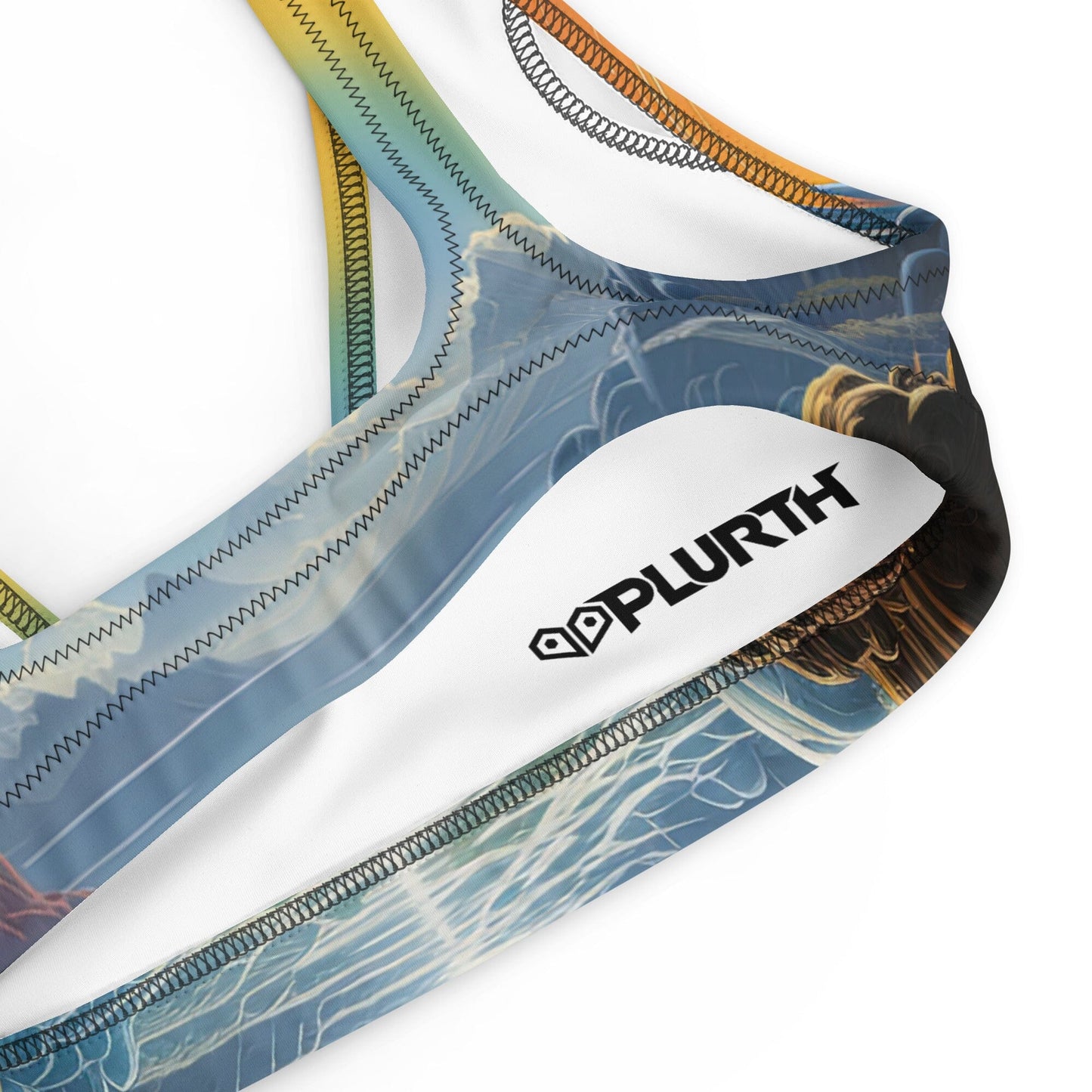 Rave Pop Frontier Padded Bikini Top PLURTHLINGS