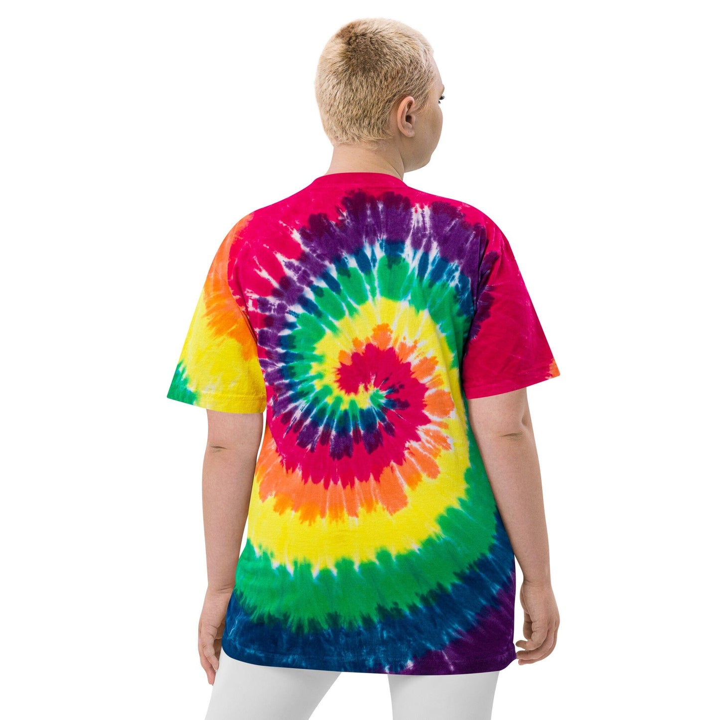 Plurthlings Logo Oversized Tie-Dye T-Shirt PLURTHLINGS