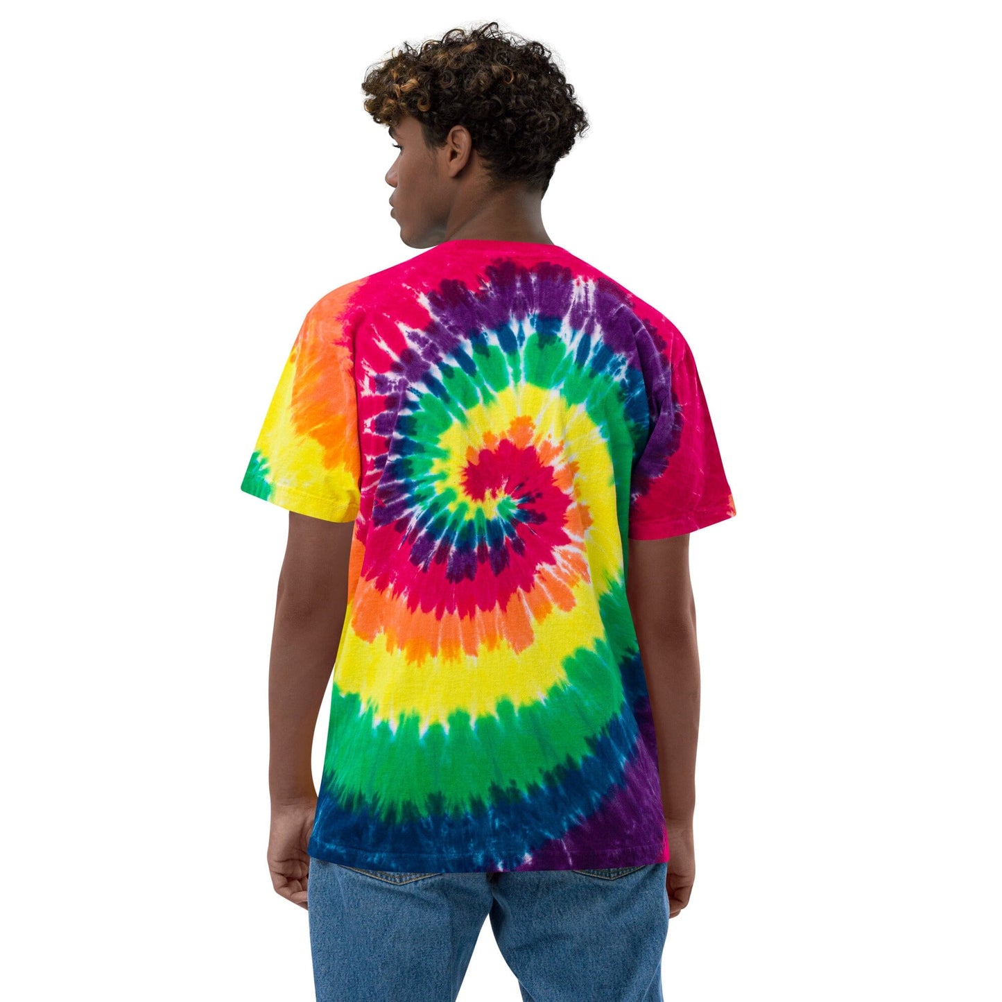Plurthlings Logo Oversized Tie-Dye T-Shirt PLURTHLINGS