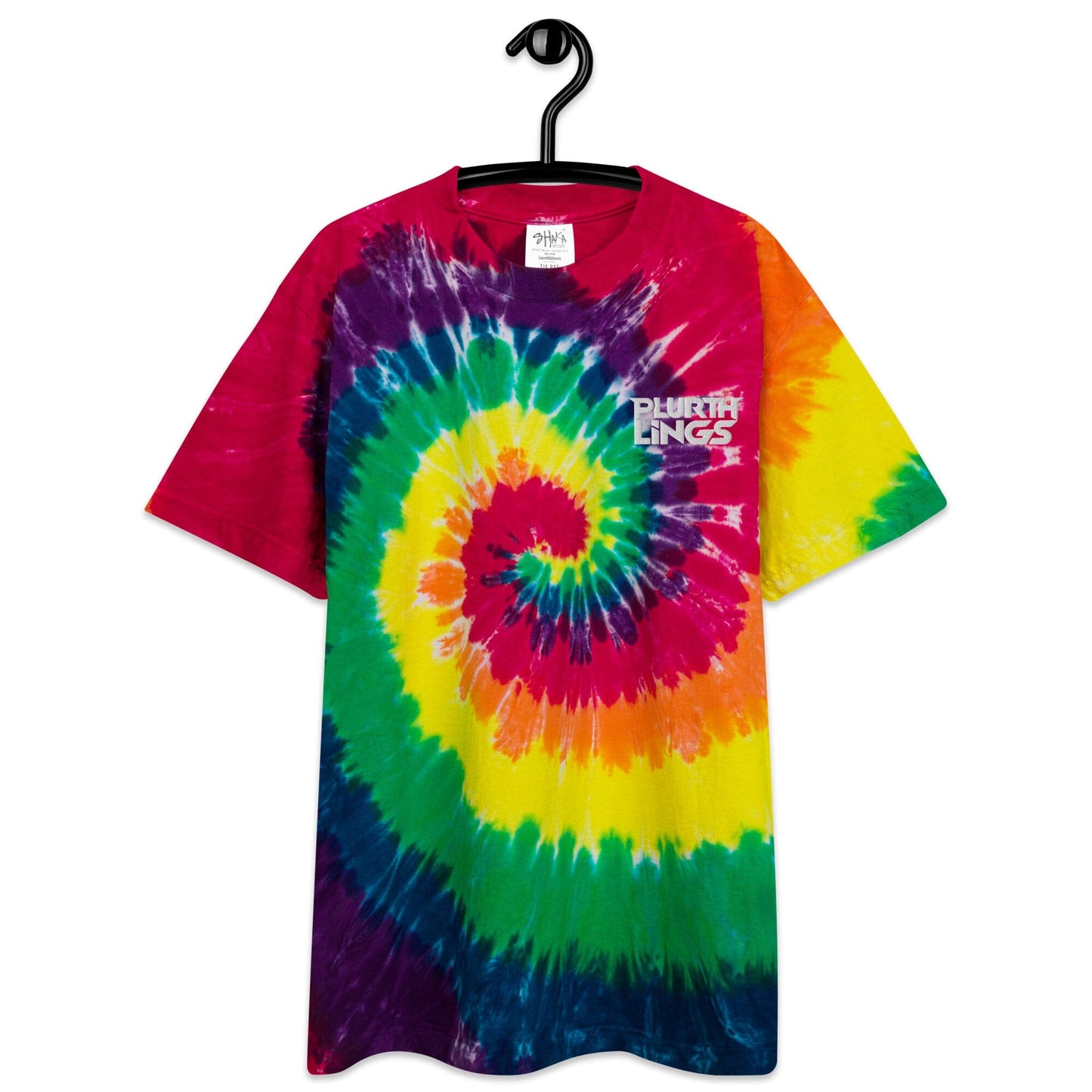 Plurthlings Logo Oversized Tie-Dye T-Shirt PLURTHLINGS