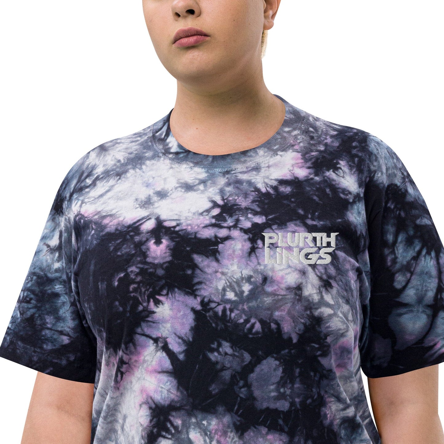 Plurthlings Logo Oversized Tie-Dye T-Shirt PLURTHLINGS