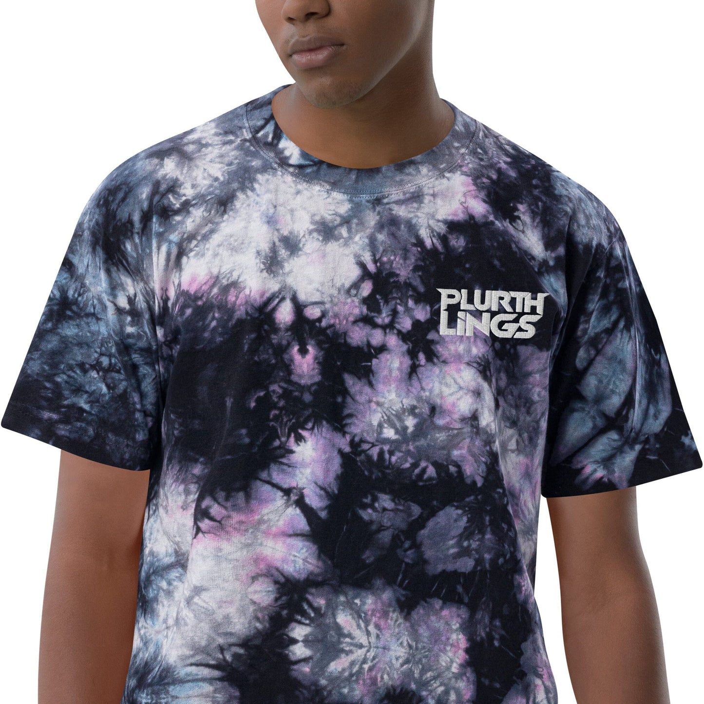 Plurthlings Logo Oversized Tie-Dye T-Shirt PLURTHLINGS
