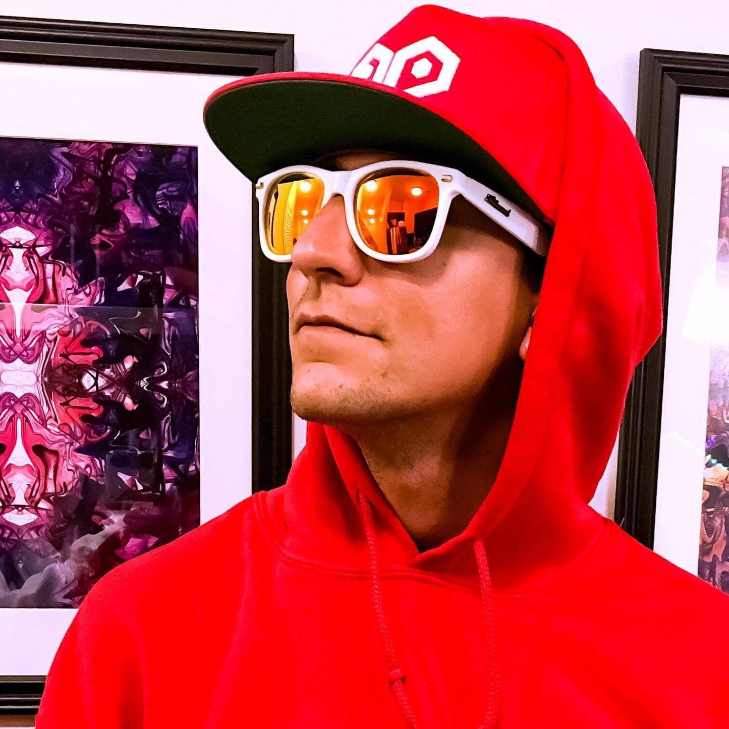 Plurthlings OG Snapback Hat Hats Printful Red