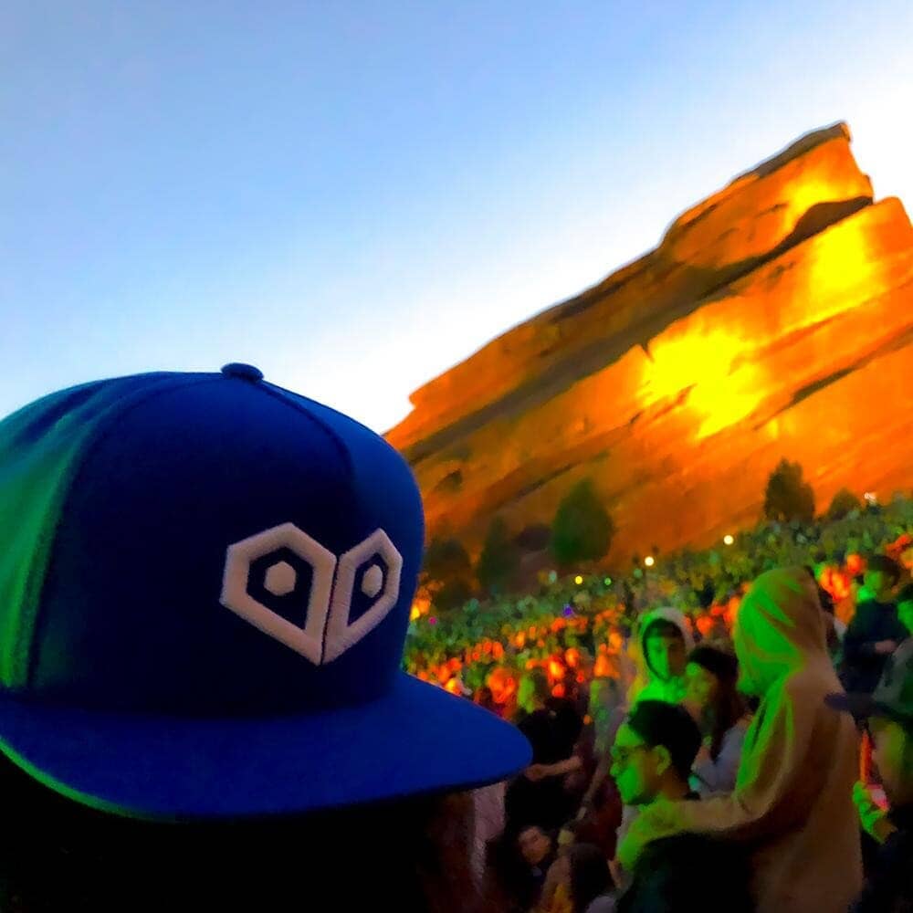 Plurthlings OG Snapback Hat Hats Printful Royal Blue