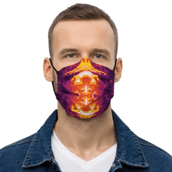 Alone in the Dark Face Covering PLURTHLINGS Face Mask