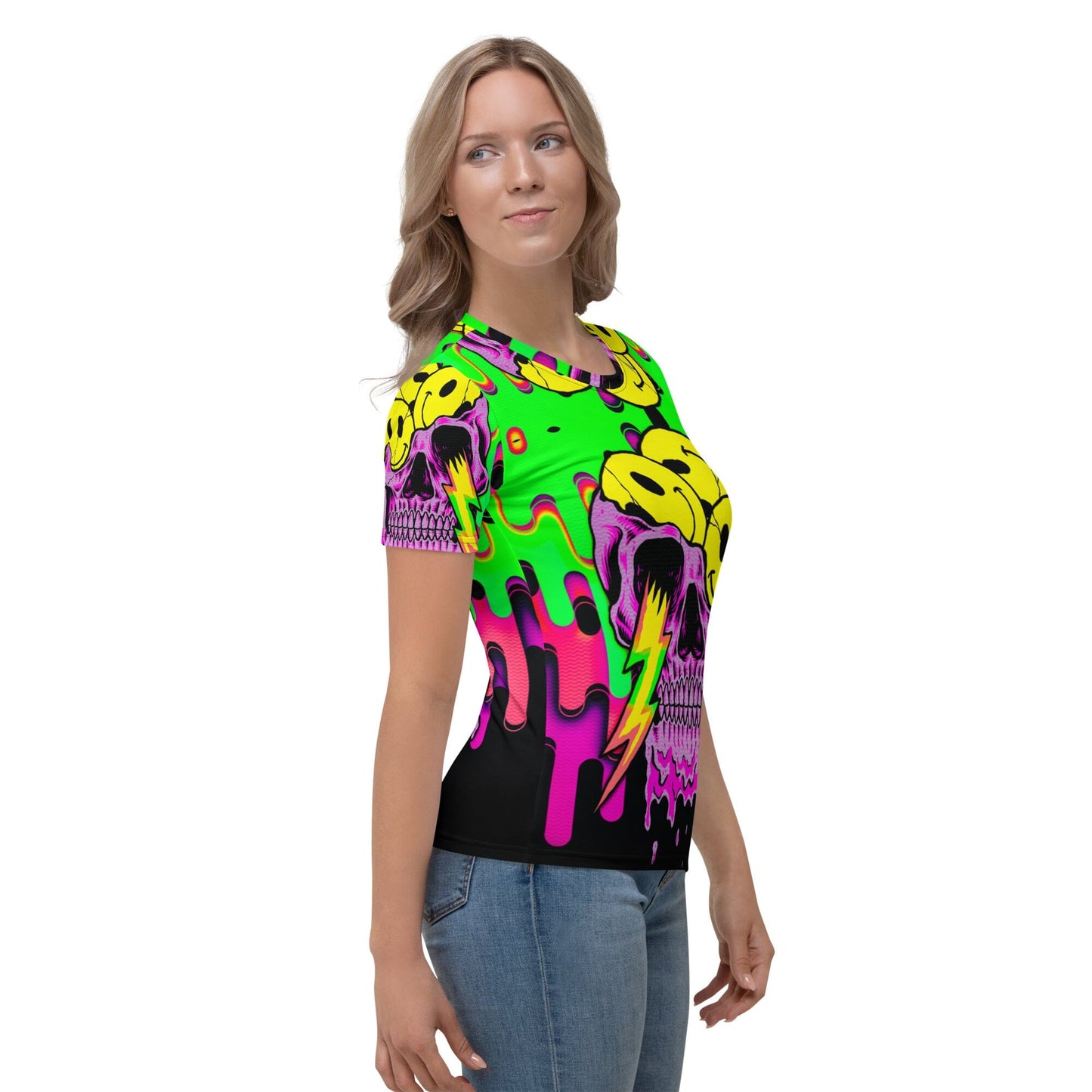 Face Melt Women's T-Shirt PLURTHLINGS