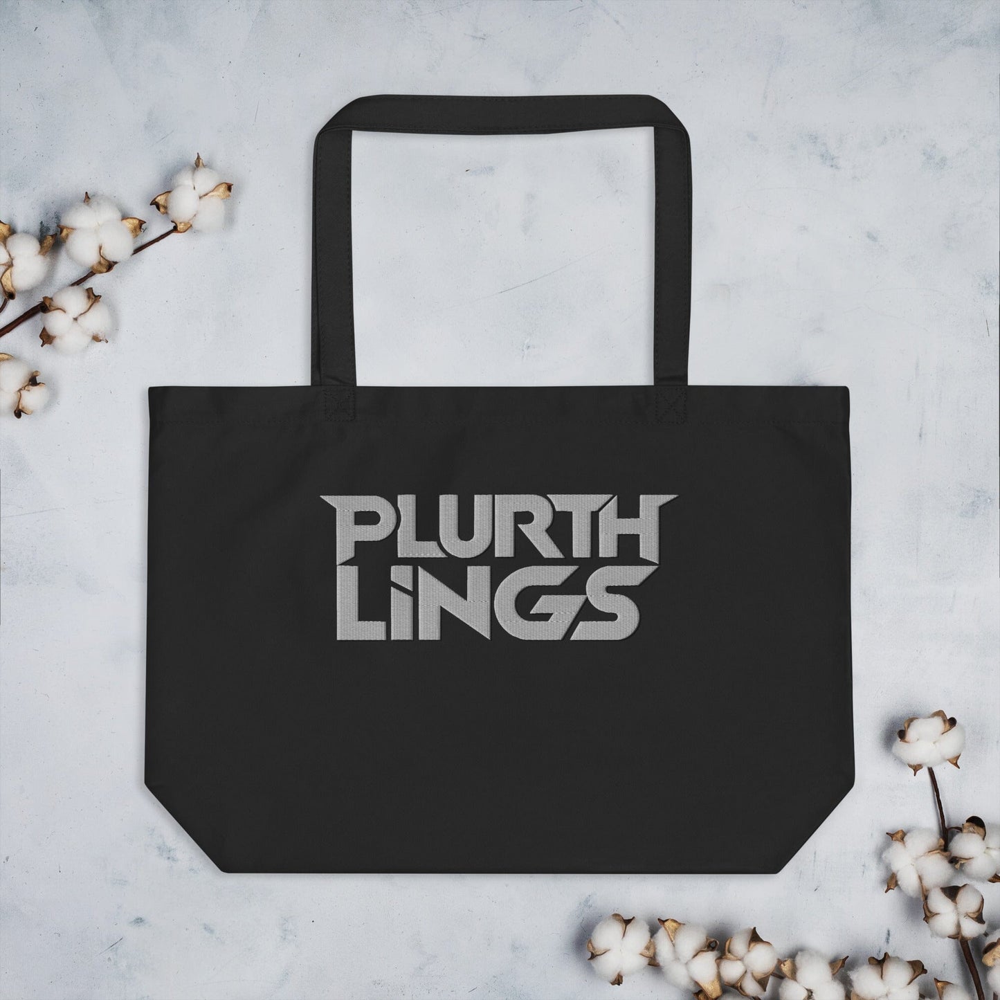 Plurthlings Large Organic Festival Tote Bag PLURTHLINGS