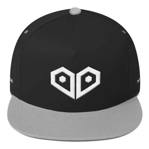 Plurthlings OG Snapback Hat Hats Printful Black/ Grey