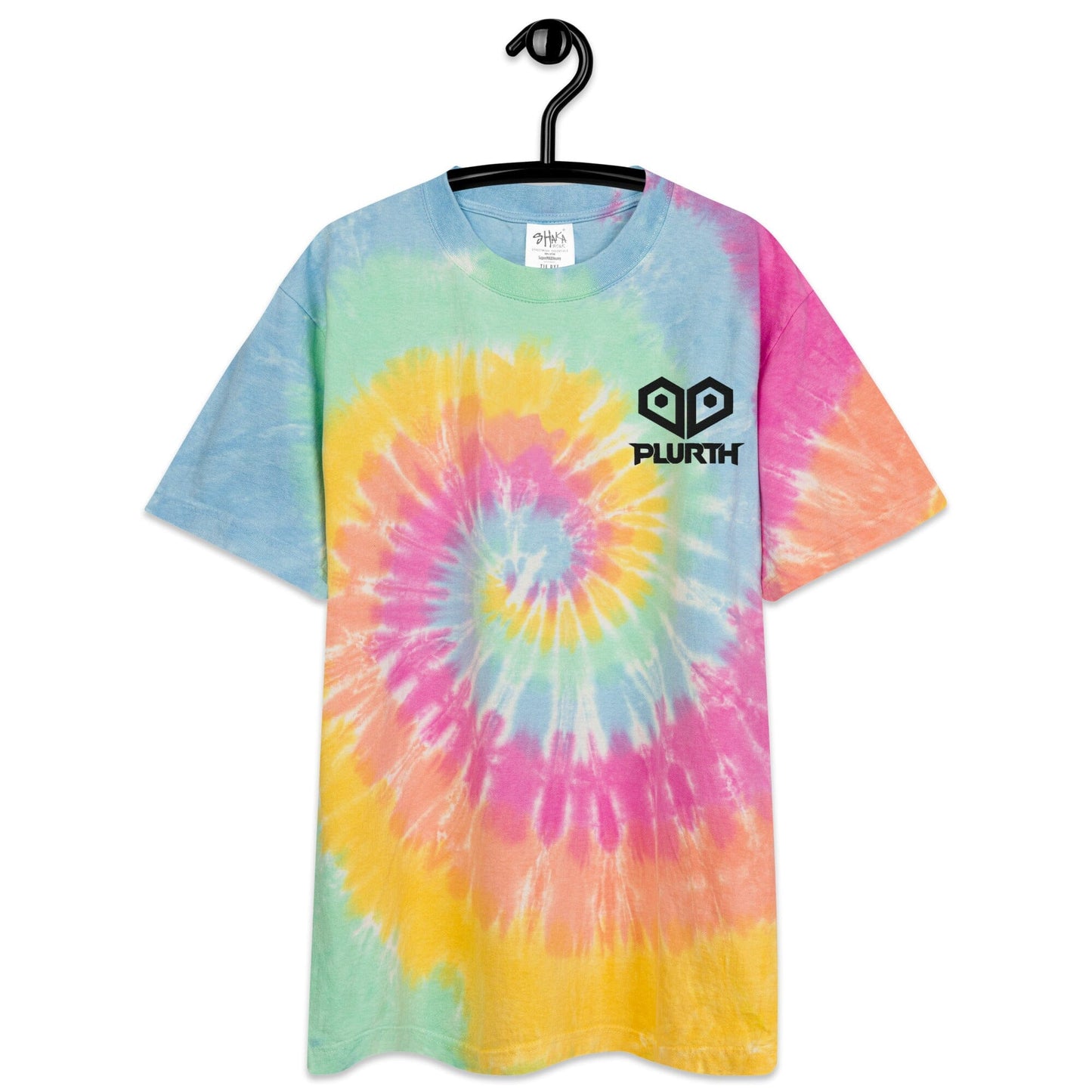 PLURTH Oversized Sherbet Rainbow Tie-Dye T-Shirt PLURTHLINGS