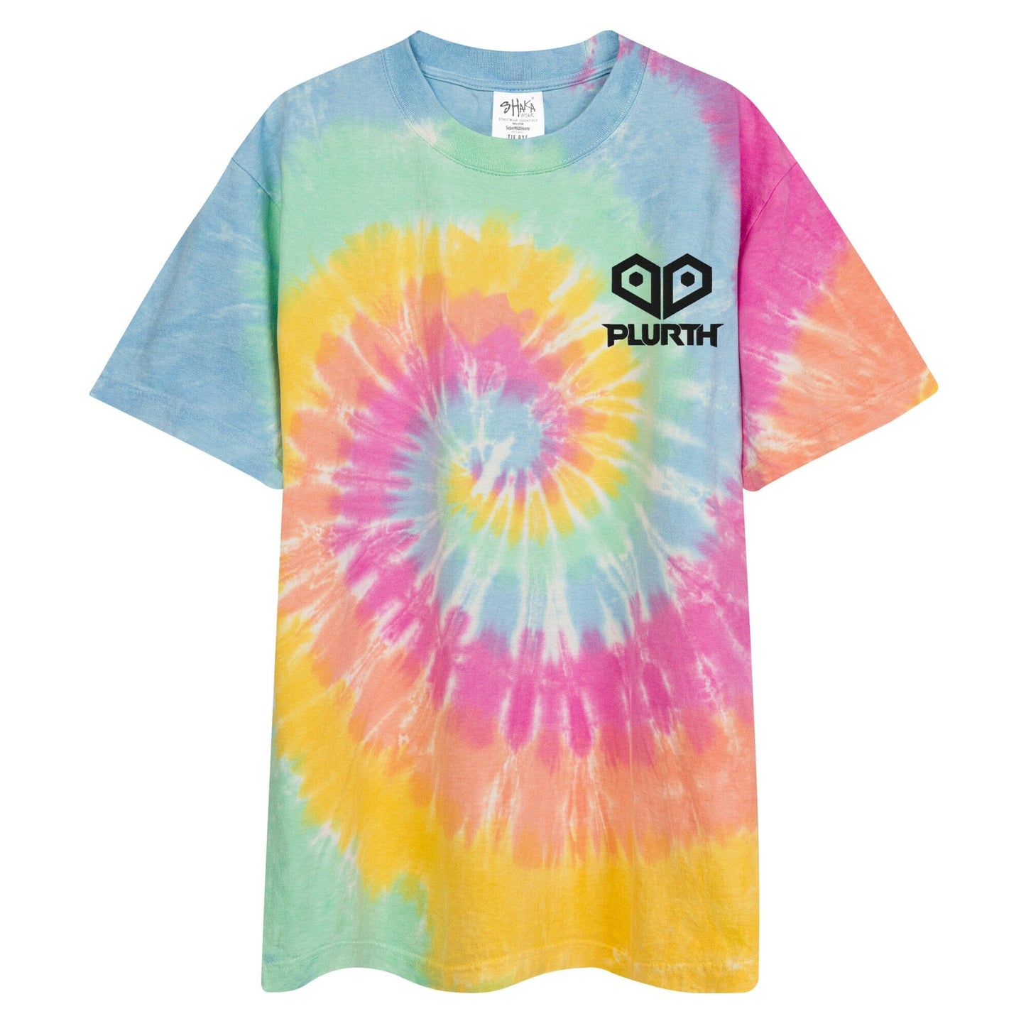 PLURTH Oversized Sherbet Rainbow Tie-Dye T-Shirt PLURTHLINGS