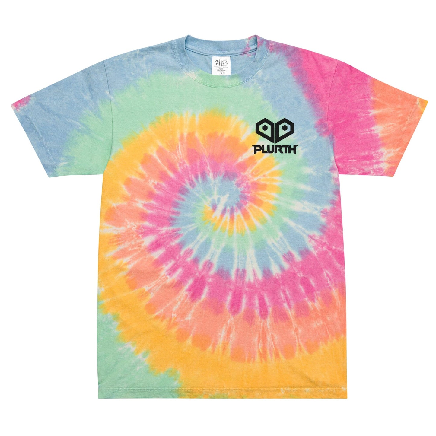 PLURTH Oversized Sherbet Rainbow Tie-Dye T-Shirt PLURTHLINGS