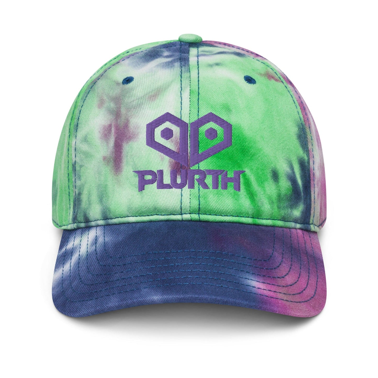 PLURTH Tie-Dye Hat PLURTHLINGS Purple Passion