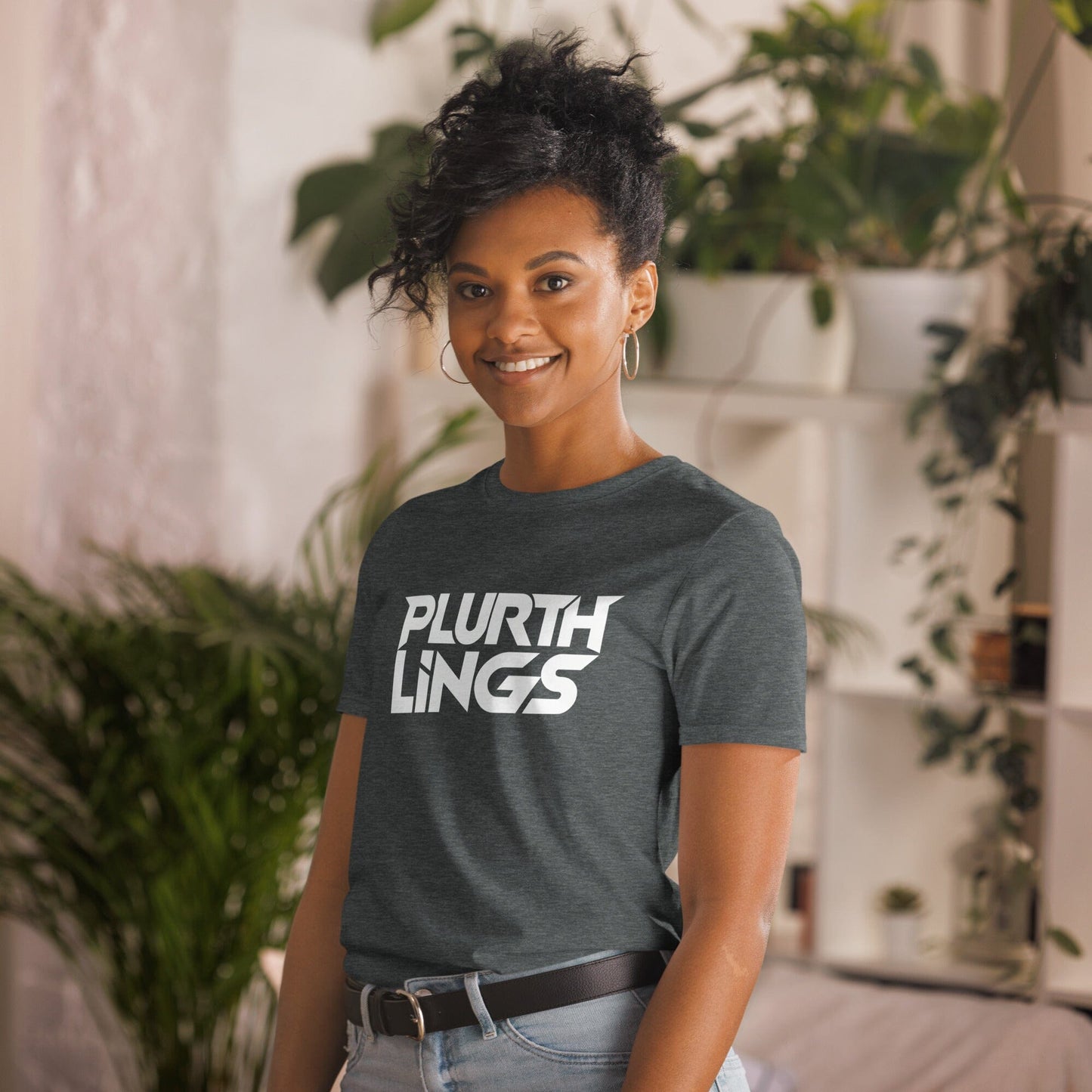 Plurthlings Logo Short-Sleeve Unisex T-Shirt PLURTHLINGS
