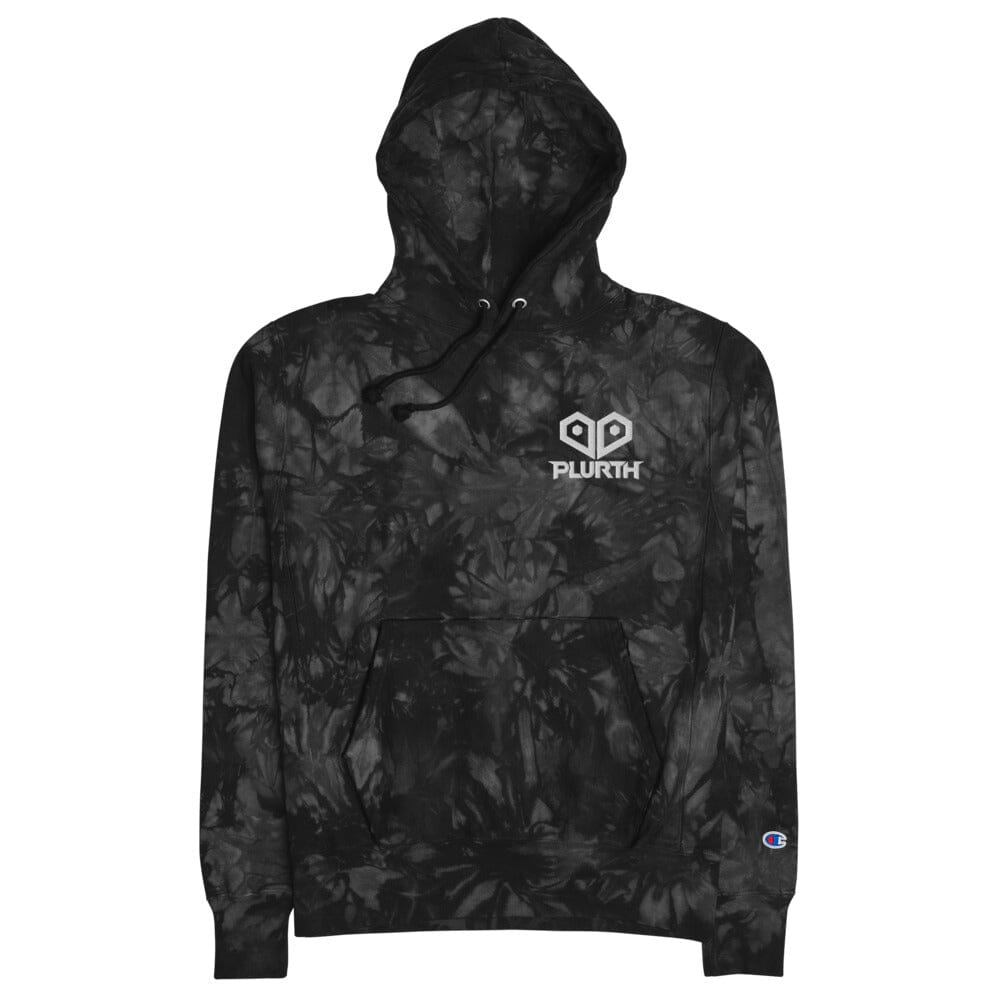 PLURTH Embroidered Logo Tie-Dye Hoodie PLURTHLINGS 