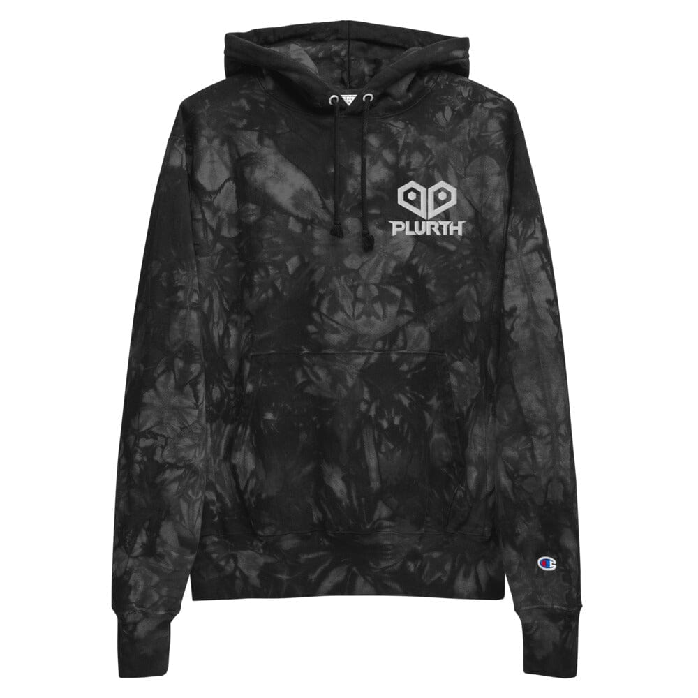 PLURTH Embroidered Logo Tie-Dye Hoodie PLURTHLINGS 