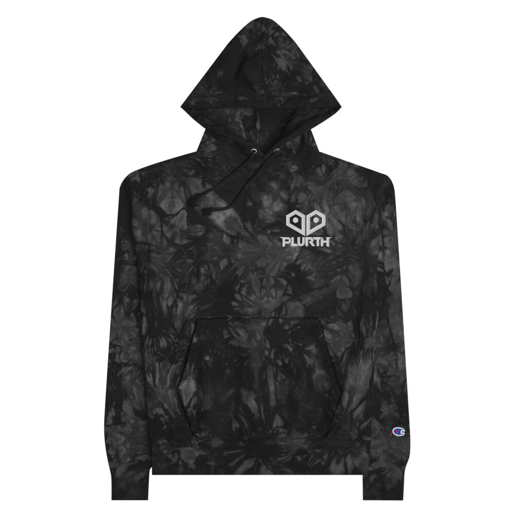 PLURTH Embroidered Logo Tie-Dye Hoodie PLURTHLINGS 