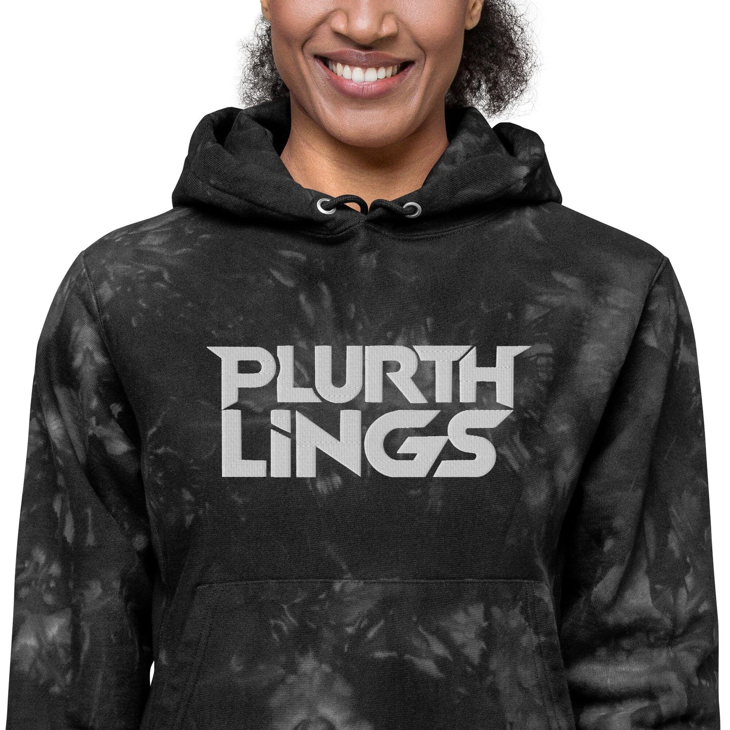 Plurthlings Embroidered Tie-Dye Hoodie PLURTHLINGS 