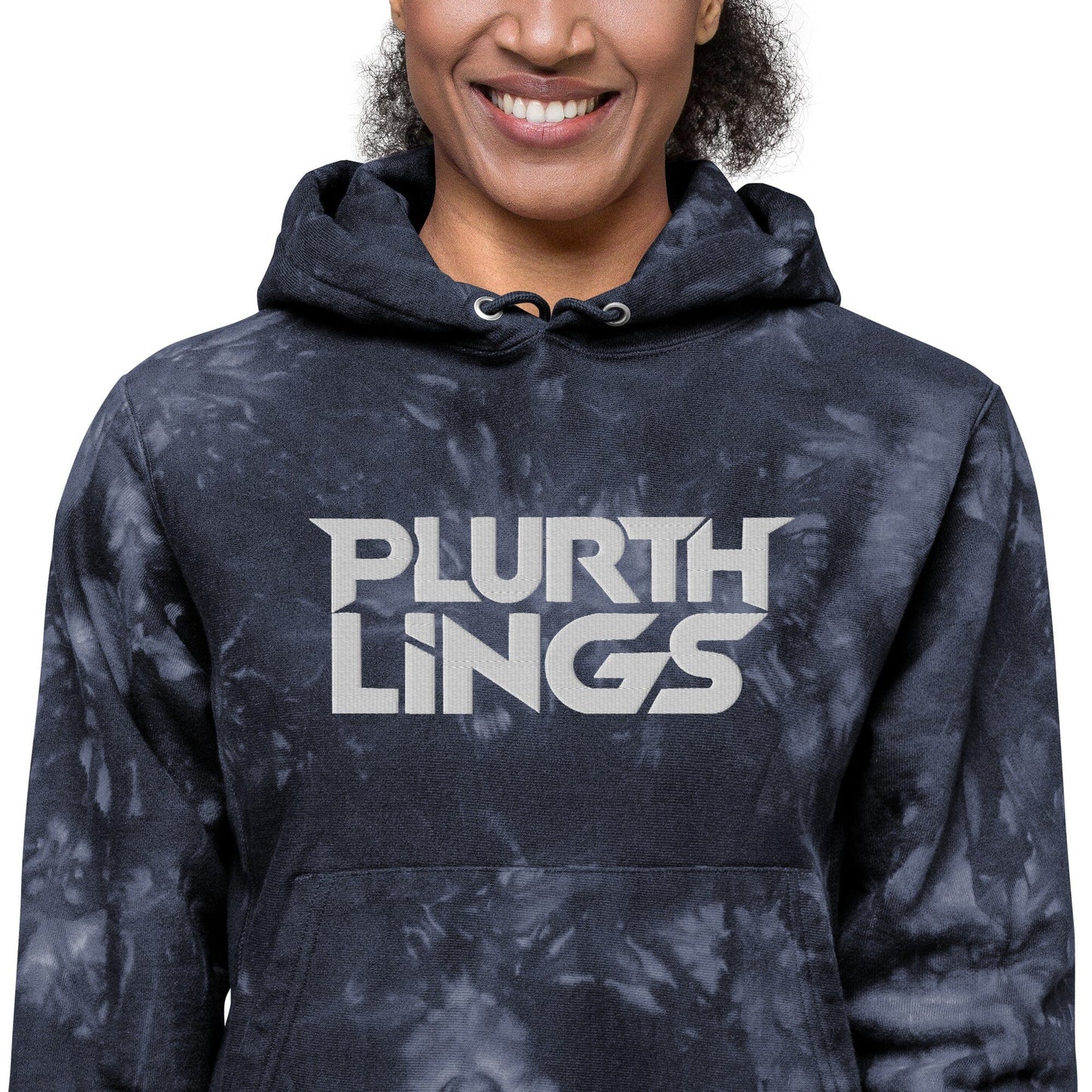 Plurthlings Embroidered Tie-Dye Hoodie PLURTHLINGS 