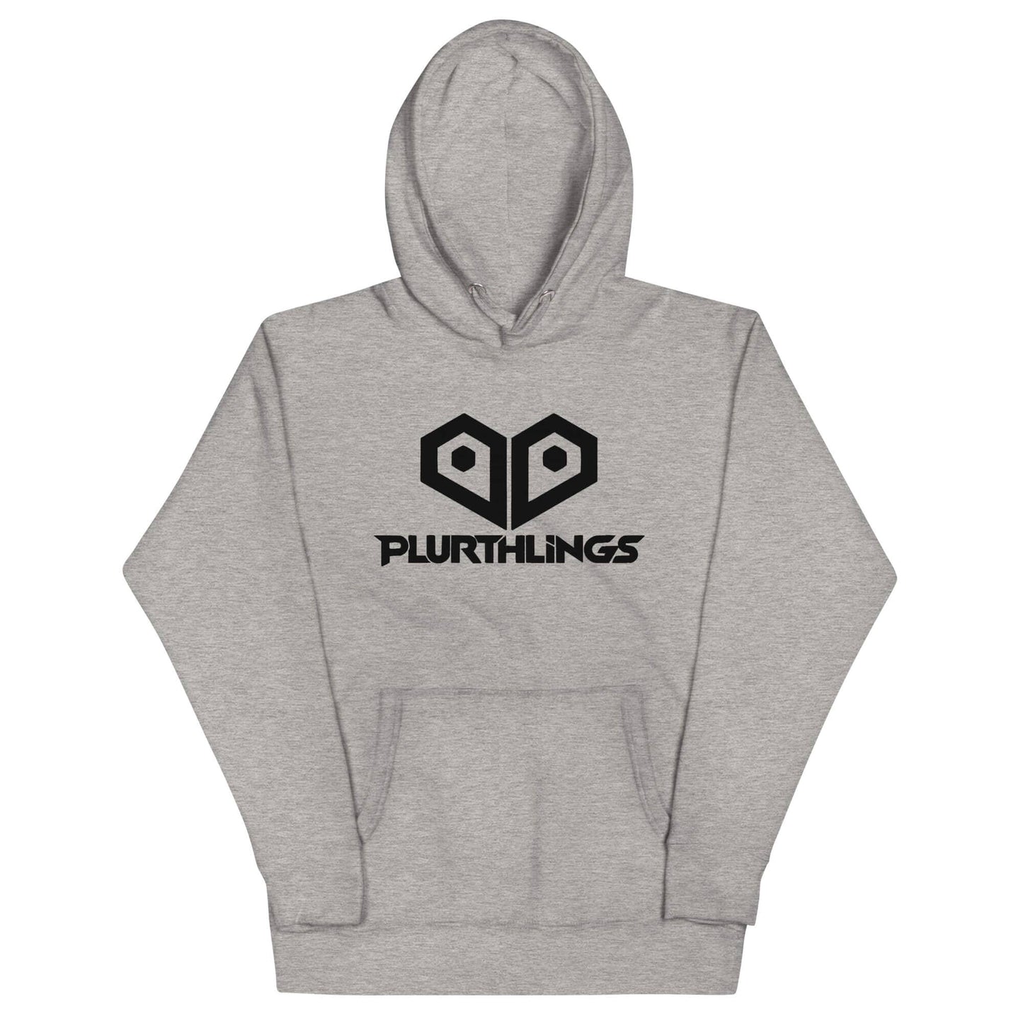 Plurthlings Embroidered Black Logo Hoodie PLURTHLINGS