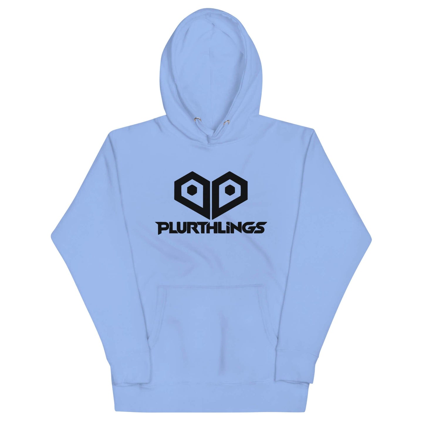 Plurthlings Embroidered Black Logo Hoodie PLURTHLINGS