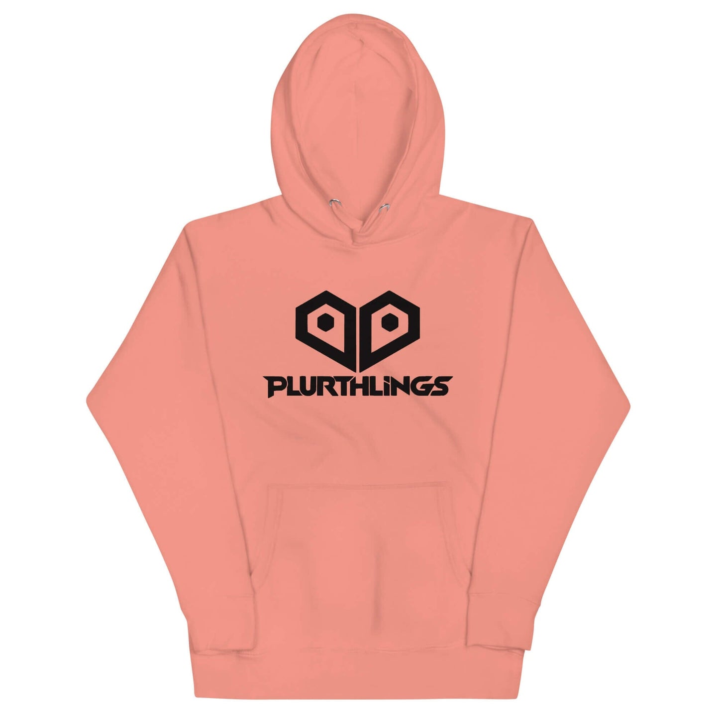 Plurthlings Embroidered Black Logo Hoodie PLURTHLINGS