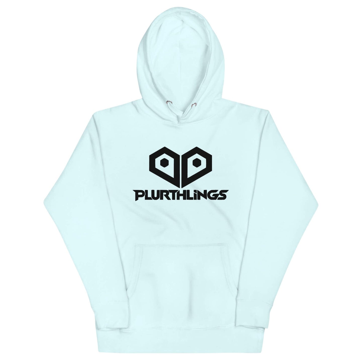 Plurthlings Embroidered Black Logo Hoodie PLURTHLINGS