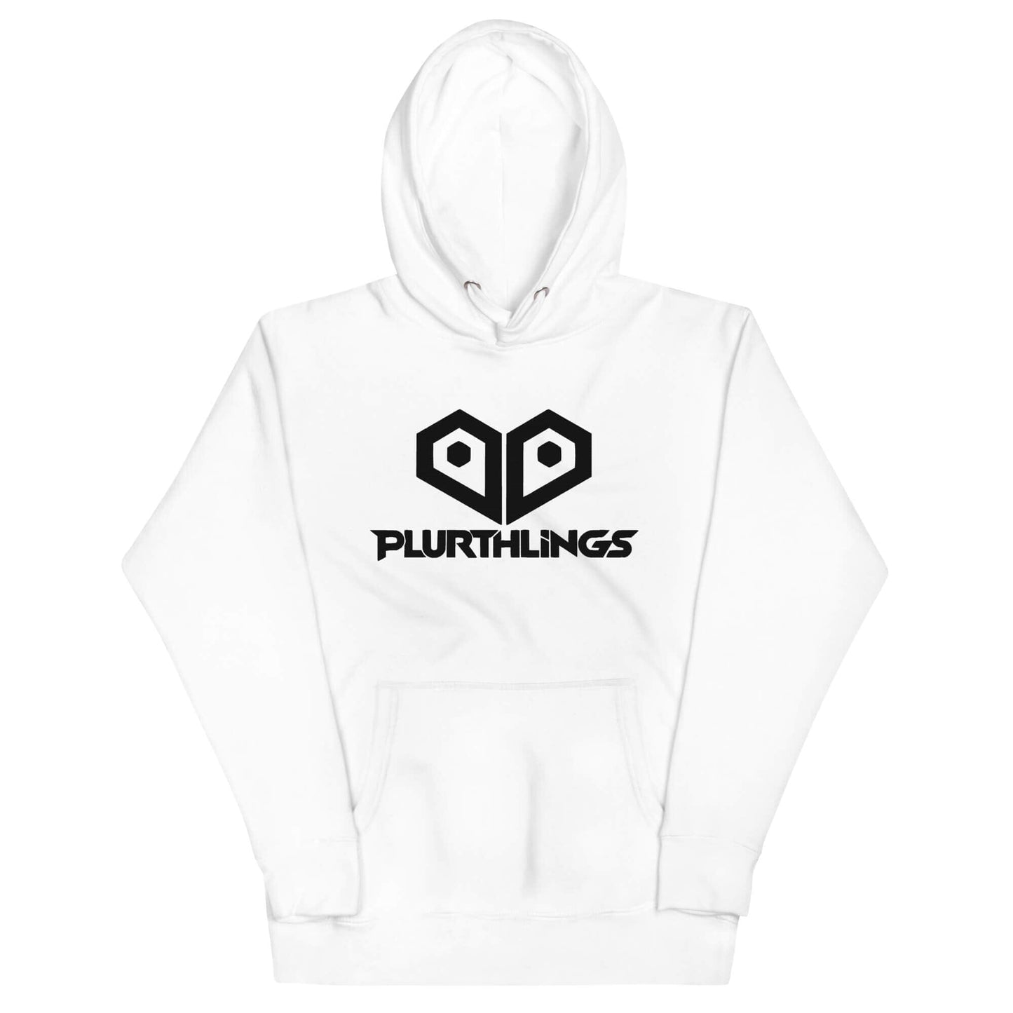 Plurthlings Embroidered Black Logo Hoodie PLURTHLINGS