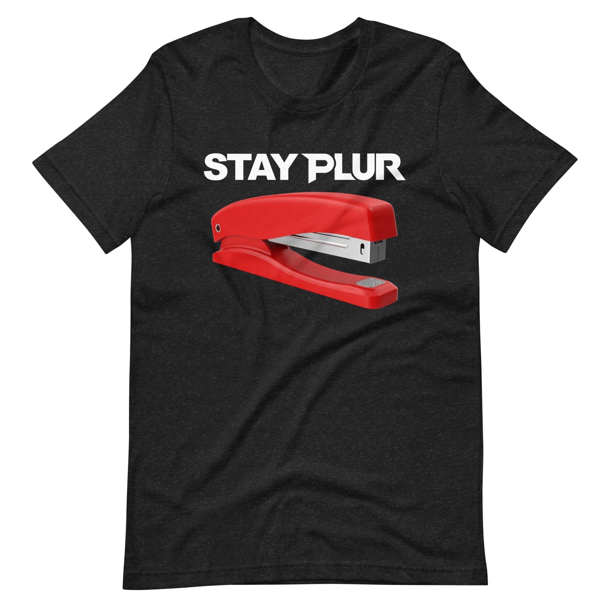 Stay PLUR T-Shirt PLURTHLINGS Black Heather XS 