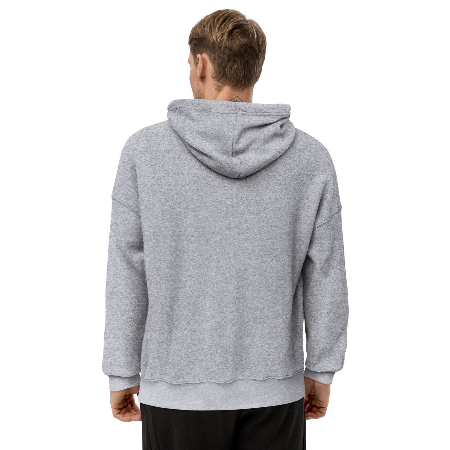 Plurthlings Embroidered Heart Eco-Sueded Fleece Hoodie PLURTHLINGS