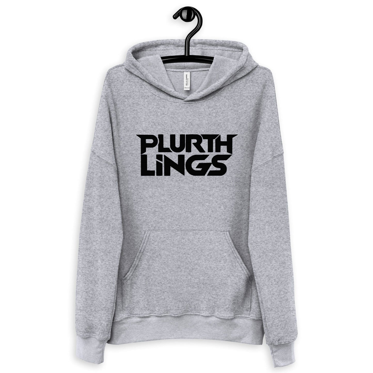 Plurthlings Embroidered Logo Eco-Sueded Fleece Hoodie PLURTHLINGS