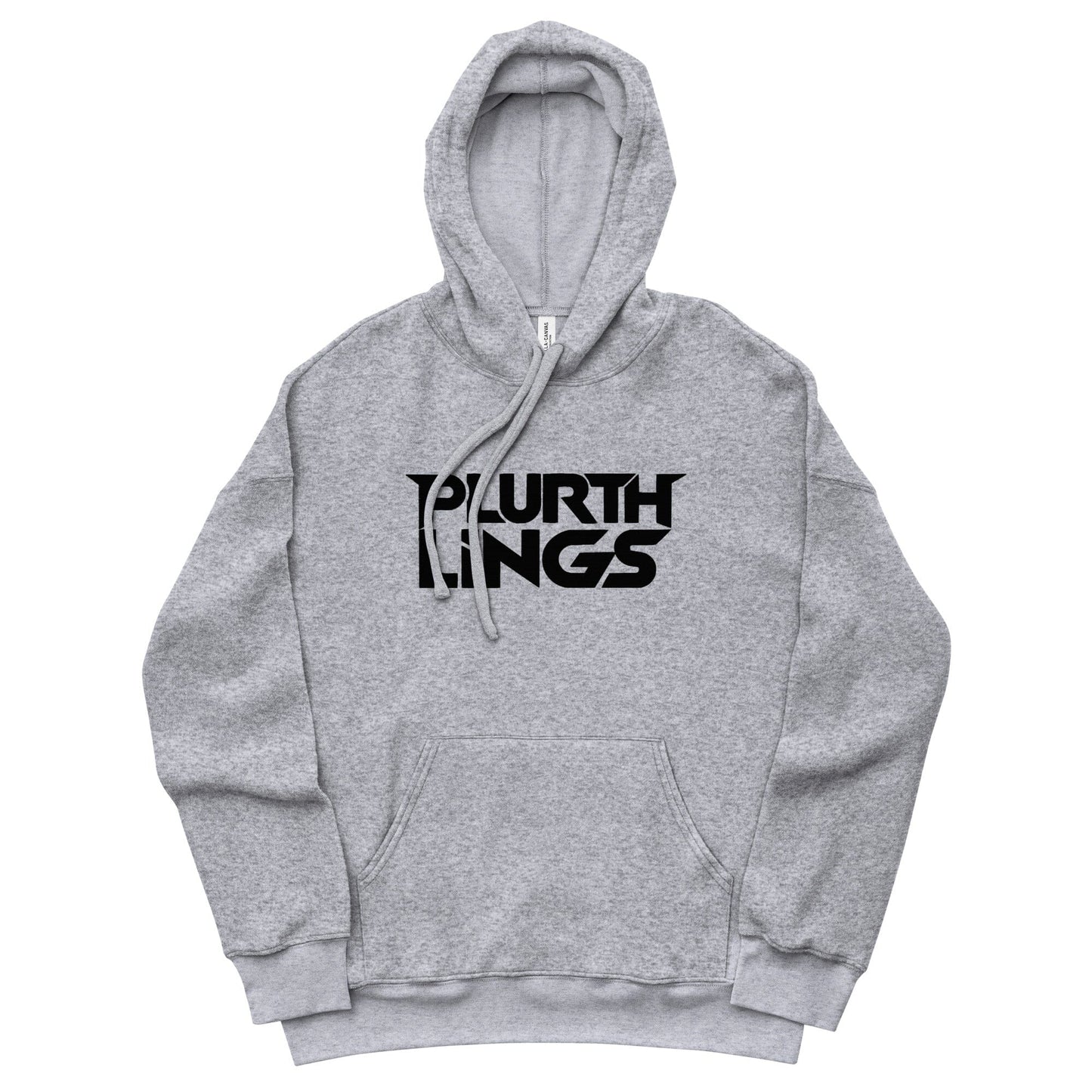 Plurthlings Embroidered Logo Eco-Sueded Fleece Hoodie PLURTHLINGS