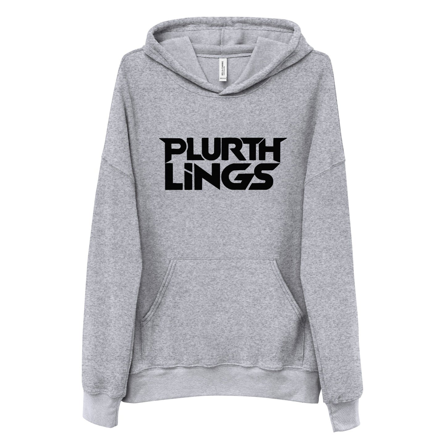 Plurthlings Embroidered Logo Eco-Sueded Fleece Hoodie PLURTHLINGS