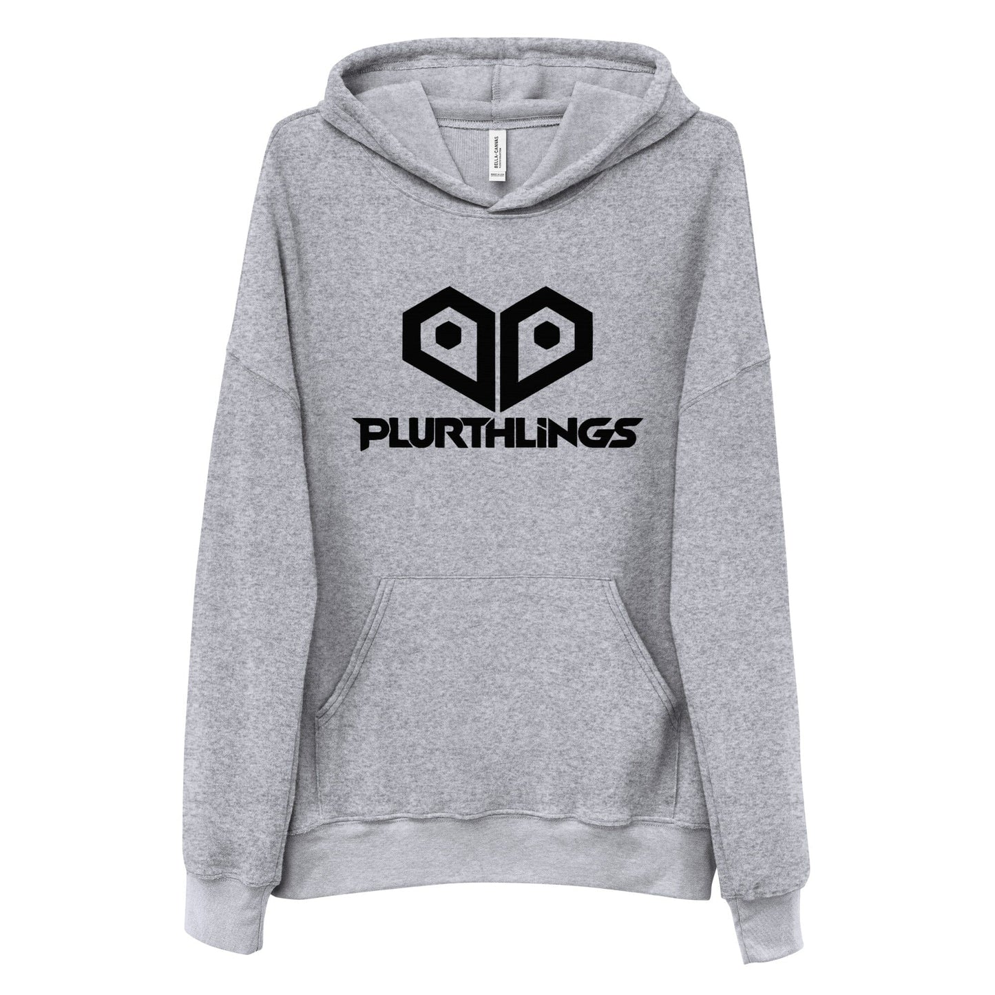 Plurthlings Embroidered Heart Eco-Sueded Fleece Hoodie PLURTHLINGS