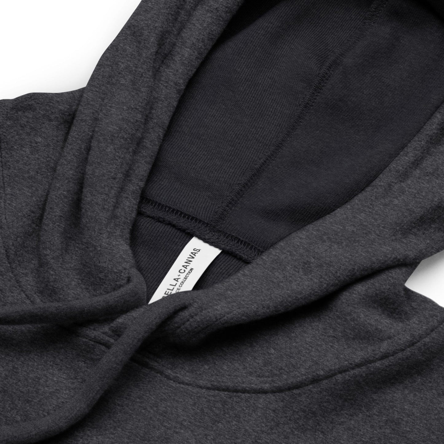 Plurthlings Embroidered White Heart Eco-Sueded Fleece Hoodie PLURTHLINGS