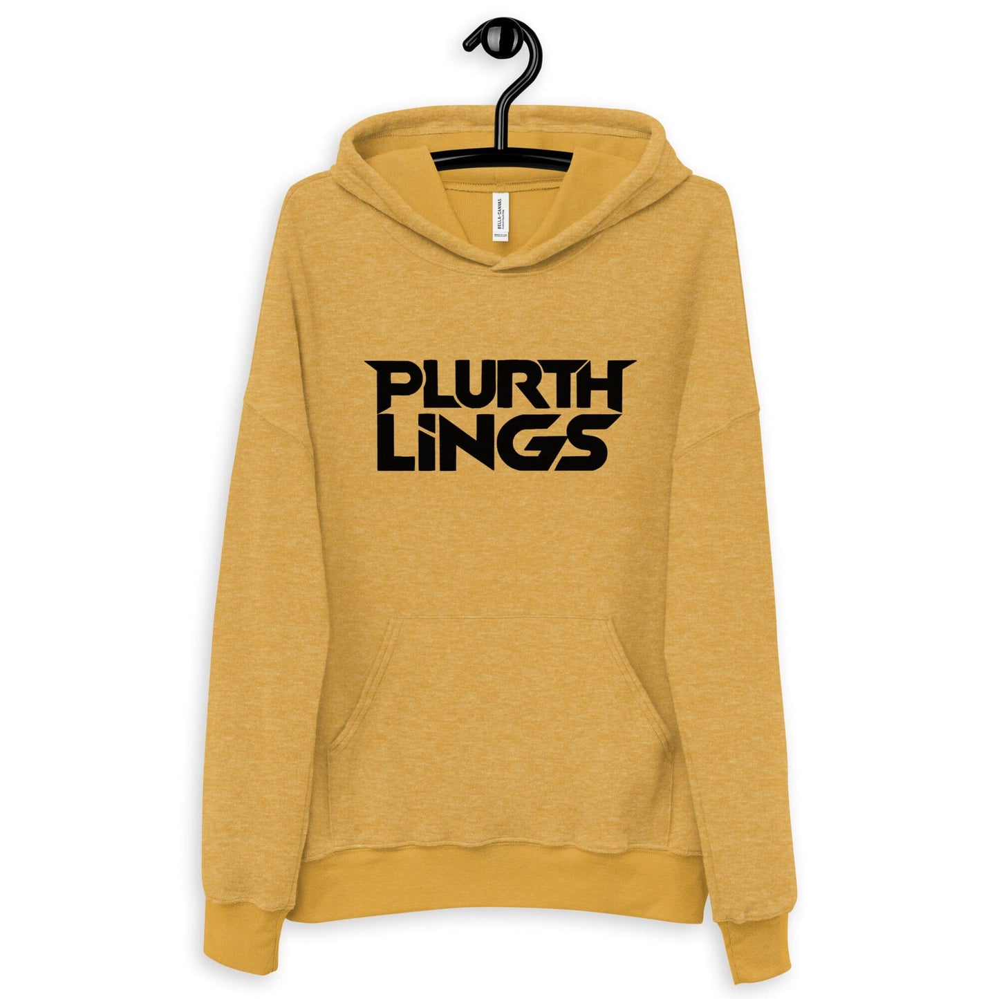 Plurthlings Embroidered Logo Eco-Sueded Fleece Hoodie PLURTHLINGS