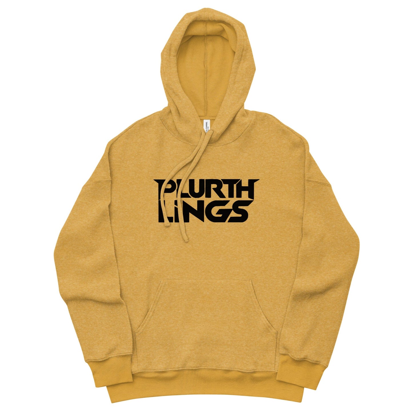 Plurthlings Embroidered Logo Eco-Sueded Fleece Hoodie PLURTHLINGS
