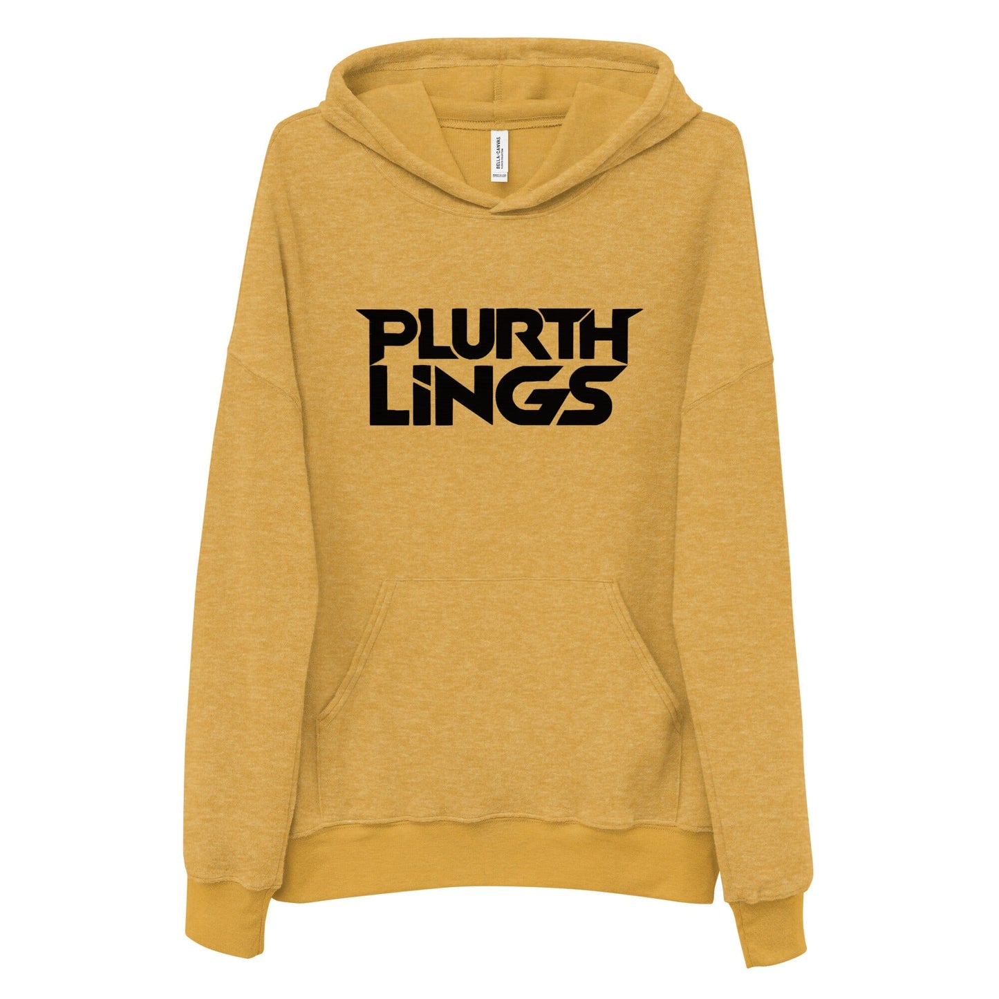 Plurthlings Embroidered Logo Eco-Sueded Fleece Hoodie PLURTHLINGS