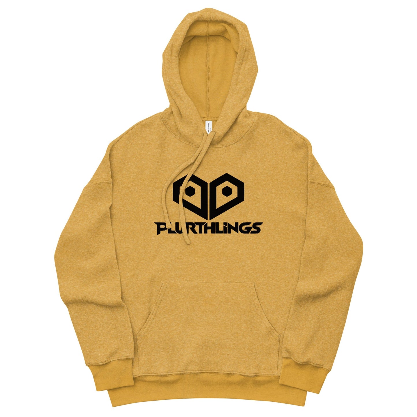 Plurthlings Embroidered Heart Eco-Sueded Fleece Hoodie PLURTHLINGS
