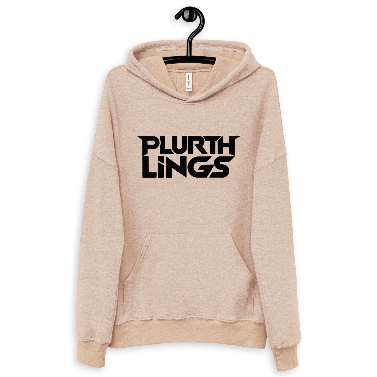 Plurthlings Embroidered Logo Eco-Sueded Fleece Hoodie PLURTHLINGS