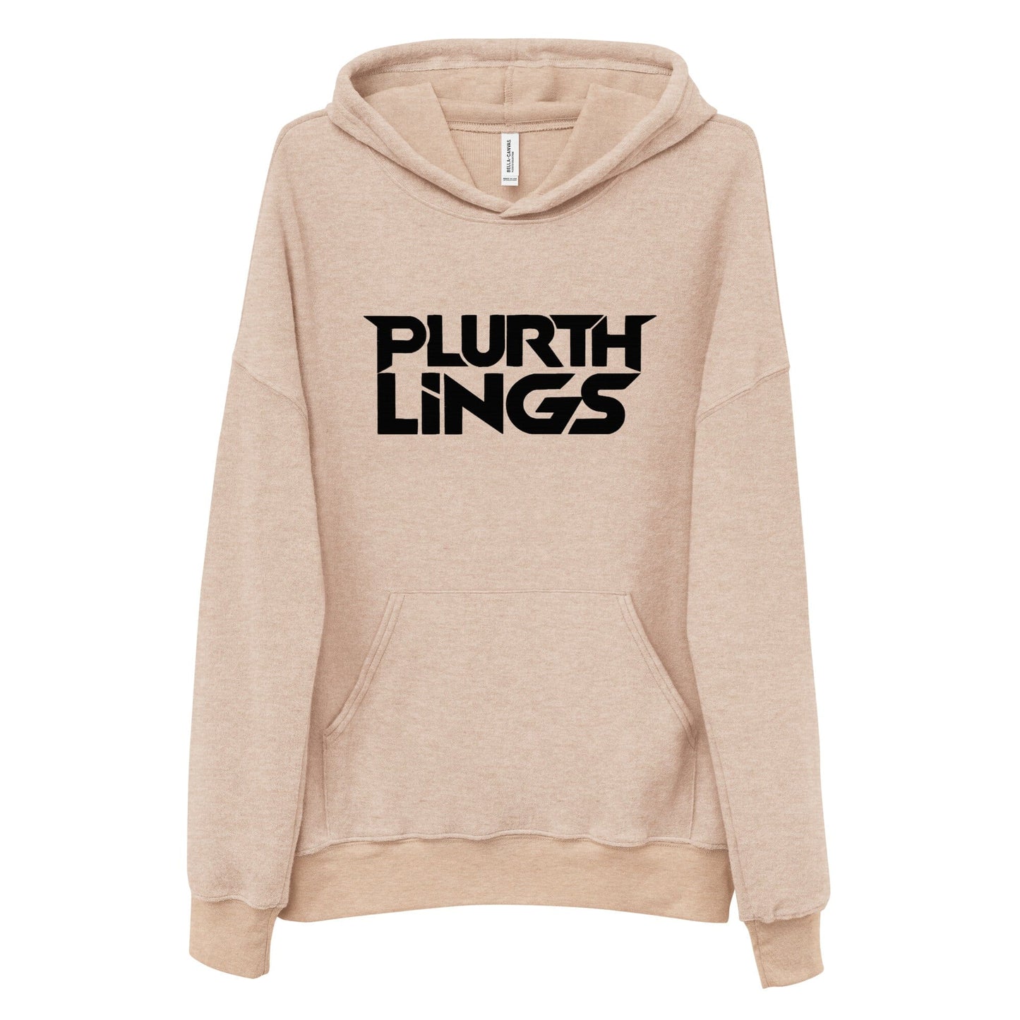 Plurthlings Embroidered Logo Eco-Sueded Fleece Hoodie PLURTHLINGS