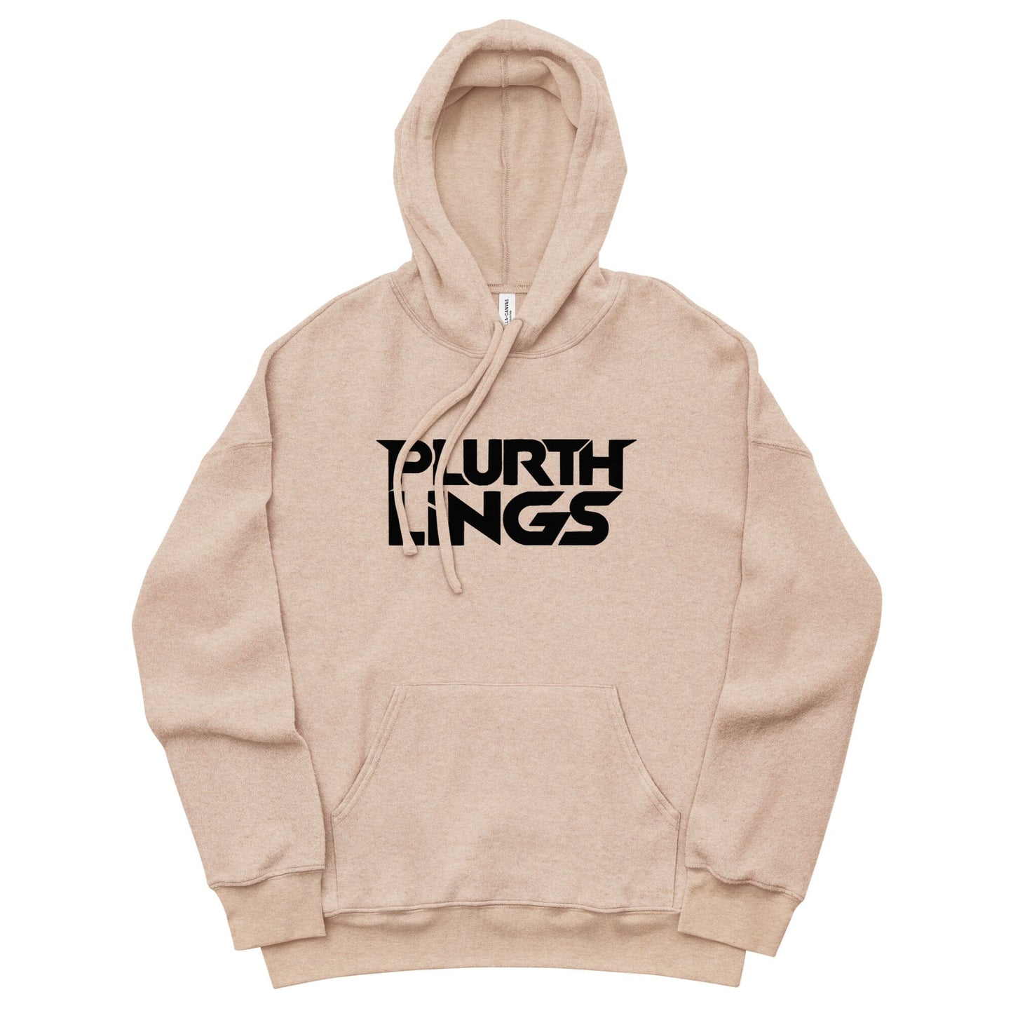 Plurthlings Embroidered Logo Eco-Sueded Fleece Hoodie PLURTHLINGS