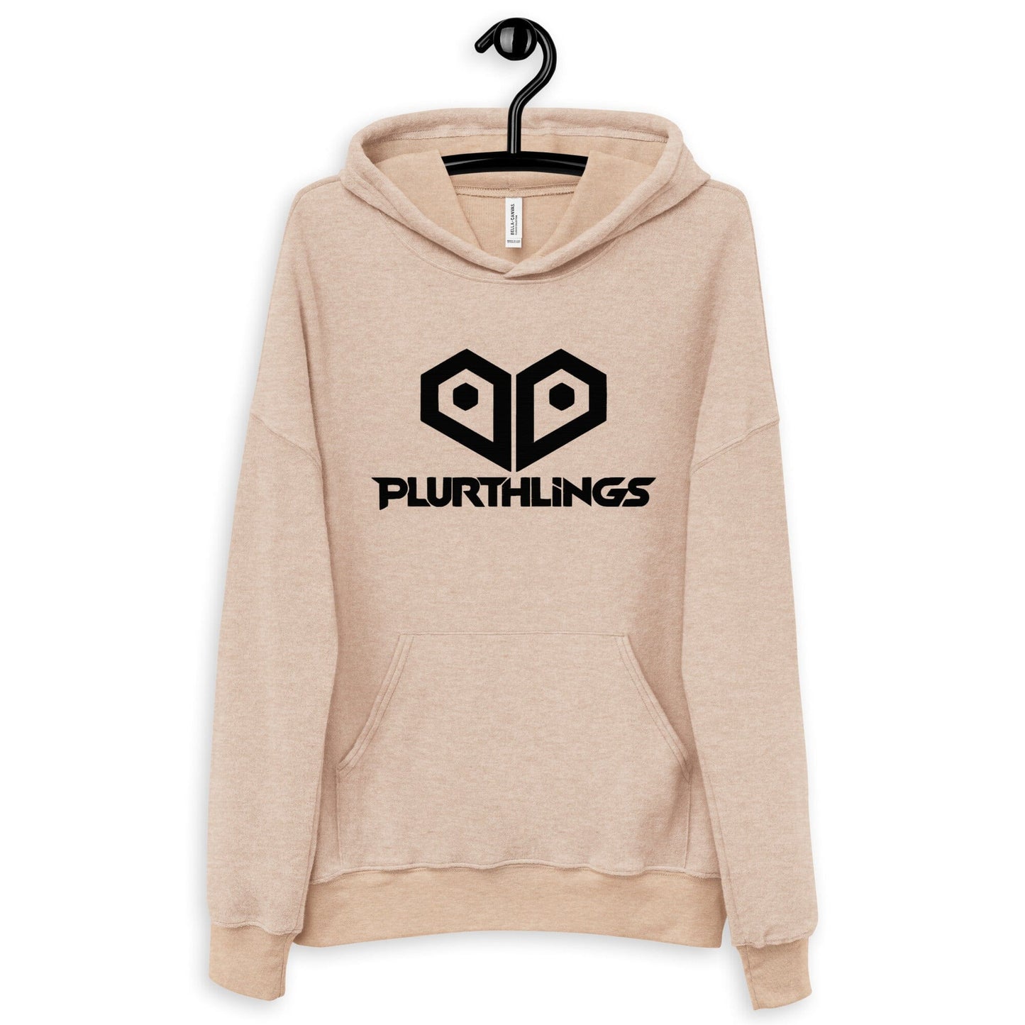 Plurthlings Embroidered Heart Eco-Sueded Fleece Hoodie PLURTHLINGS
