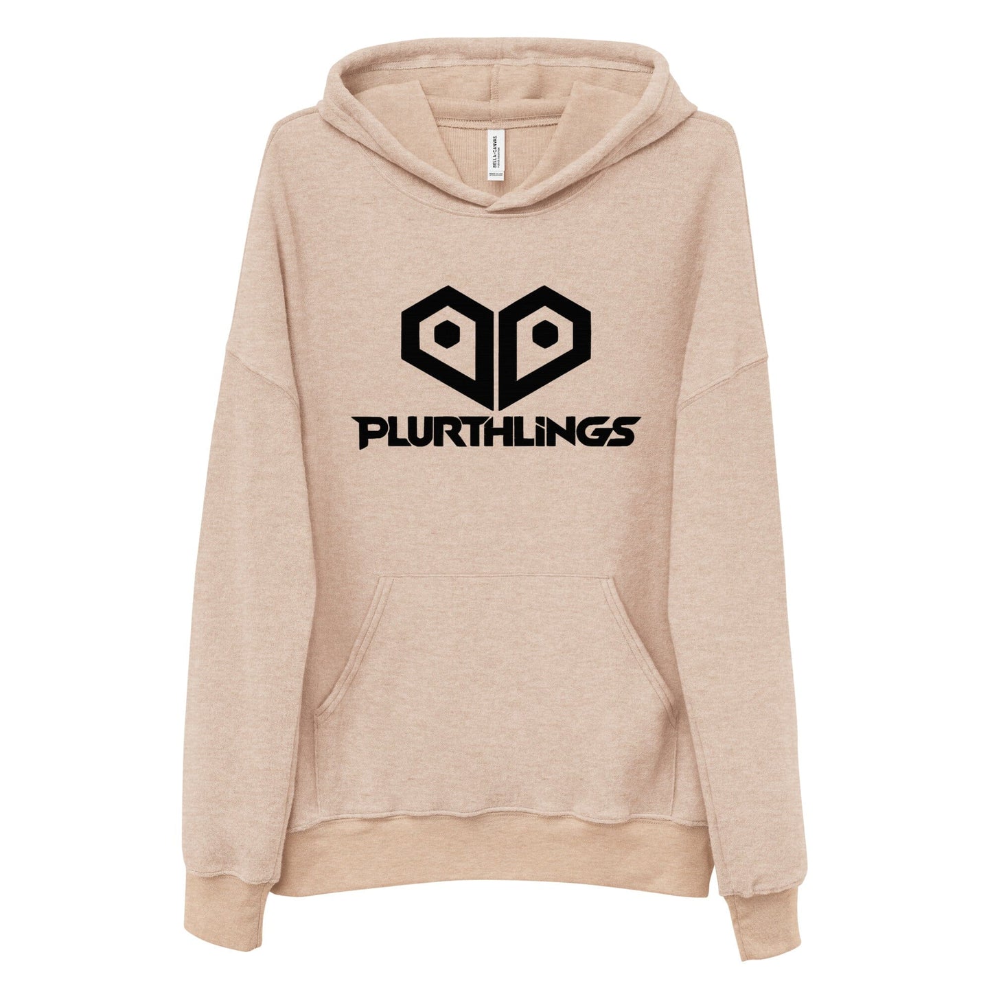 Plurthlings Embroidered Heart Eco-Sueded Fleece Hoodie PLURTHLINGS