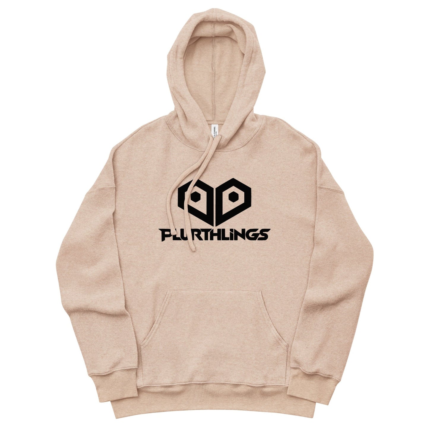 Plurthlings Embroidered Heart Eco-Sueded Fleece Hoodie PLURTHLINGS