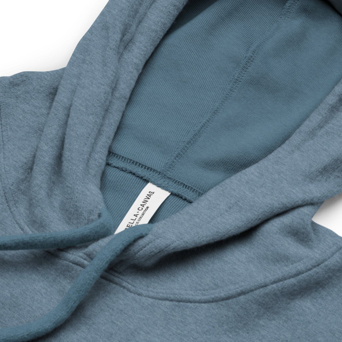 Plurthlings Embroidered White Heart Eco-Sueded Fleece Hoodie PLURTHLINGS