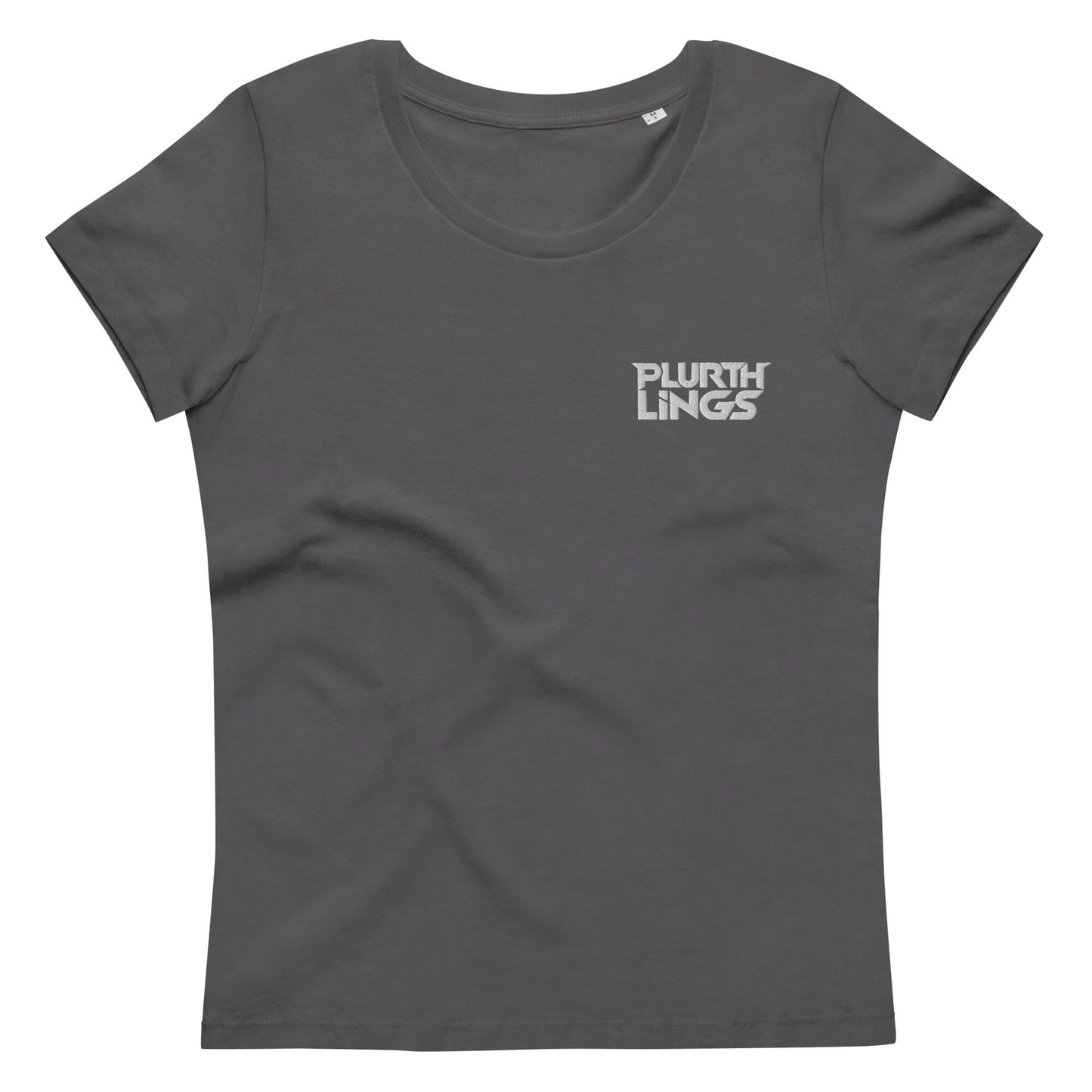 Plurthlings Embroidered Women's Fitted Eco Tee PLURTHLINGS