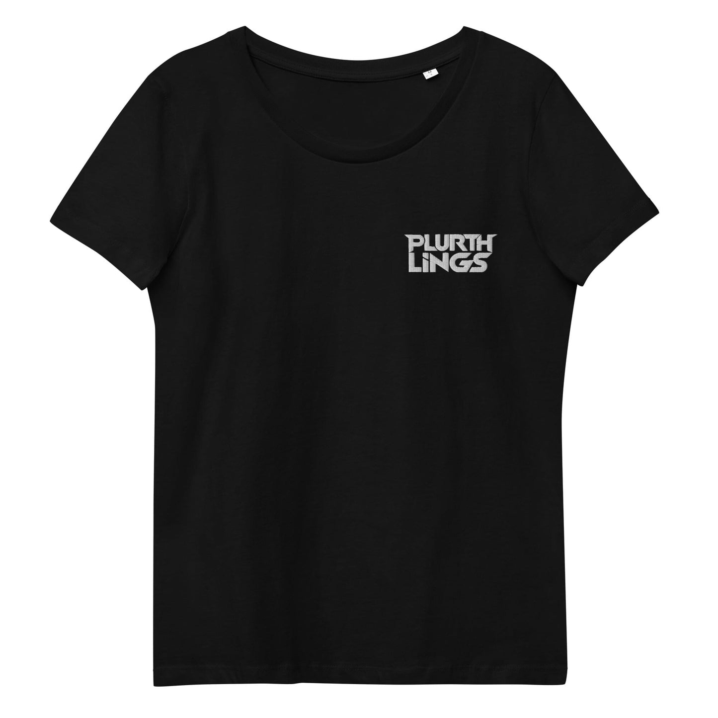 Plurthlings Embroidered Women's Fitted Eco Tee PLURTHLINGS